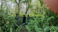 Penekanan Bahaya Karhutla Oleh Personil Koramil 06 Merbau