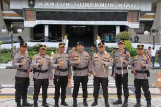 Kapolres Bengkalis AKBP Indra Wijatmiko Hadiri Upacar Hari Juang TNI AD ke-77