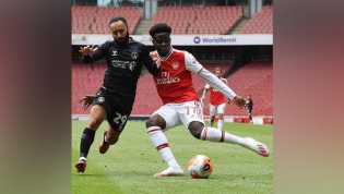 Arsenal Vs Leicester 1-1, Buyako Saka Lebih Berguna di Banding Ozil
