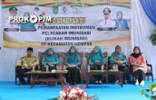 Kadiskes Inhil Dampingi Kunker Pj Ketua TP PKK Hj Katerina Susanti Terkait PHBS, Imunisasi dan PMT di Kec Kempas