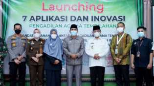 Pengadilan Agama Tembilahan Launching 7 Aplikasi dan Inovasi