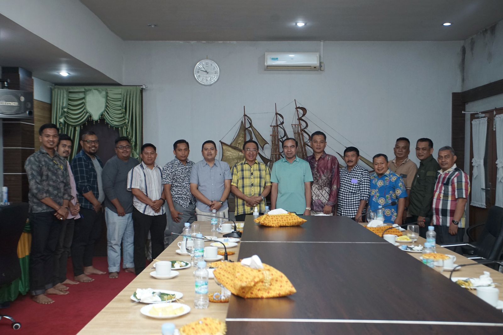 Ketua DPP IKA Unri Silaturahmi dengan Bupati Inhil