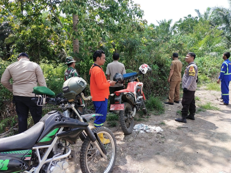 Serka Khorianto Melaksanakan Patroli Untuk Mencegah Karhutla