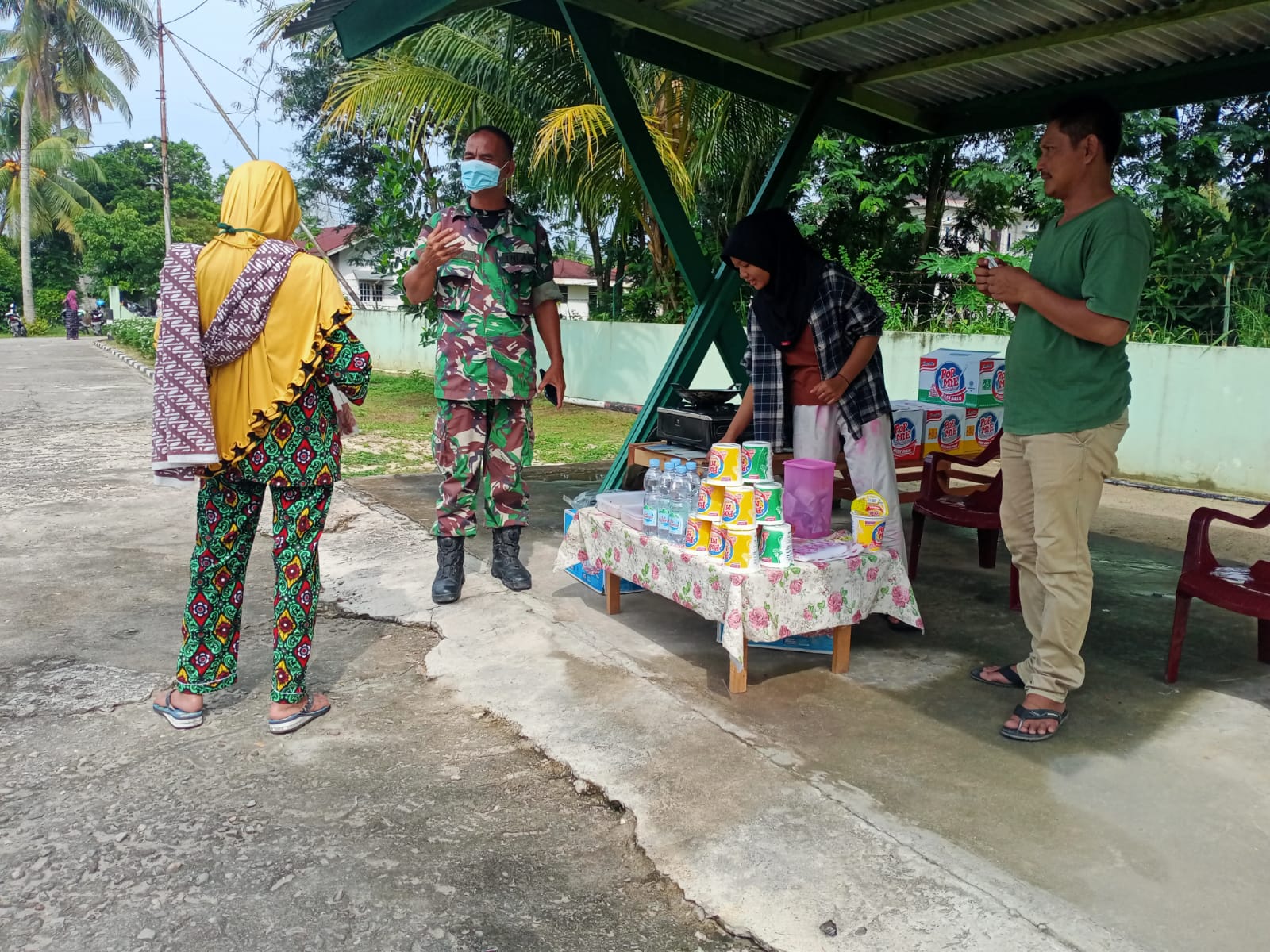 Cegah Covid-19, Ini Yang Dilakukan Pelda Sembiring