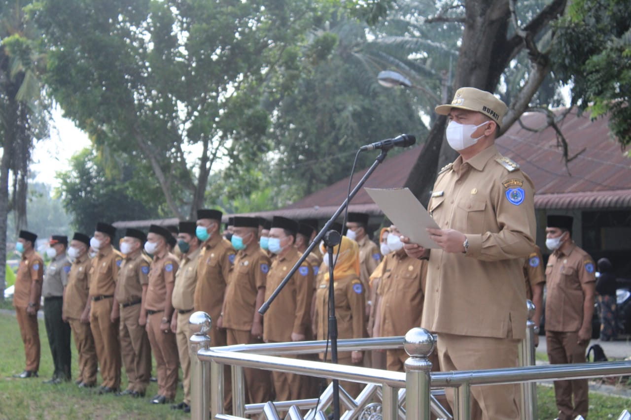 Pasca Libur Idul Fitri, Bupati Labuhanbatu Tekankan ASN Tingkatkan Disiplin Kerja