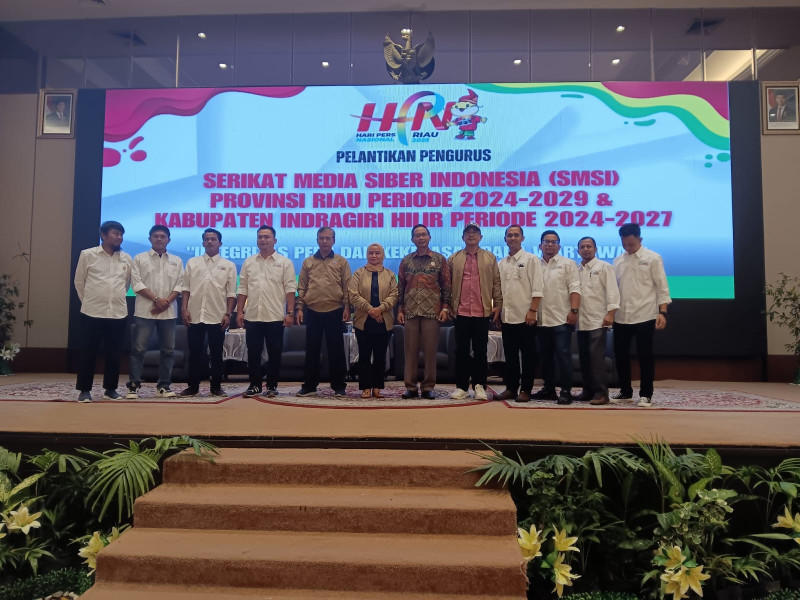 Pengurus SMSI Inhil dan SMSI Riau Resmi Dilantik di Pekanbaru