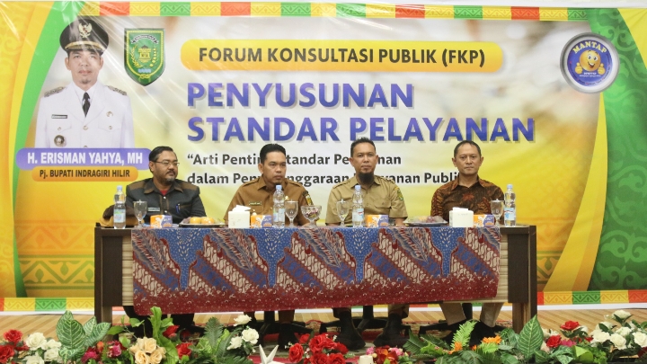 Pemkab Inhil Gelar Forum Konsultasi Publik Penyusunan Standar Pelayanan