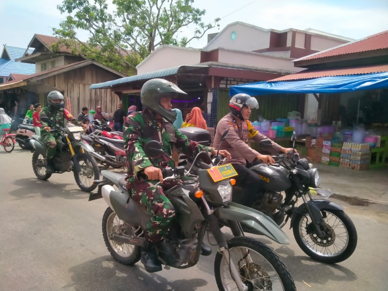 Lebaran Aman dan Tertib, Sinergitas TNI-Polri Jadi Garda Terdepan di Meranti