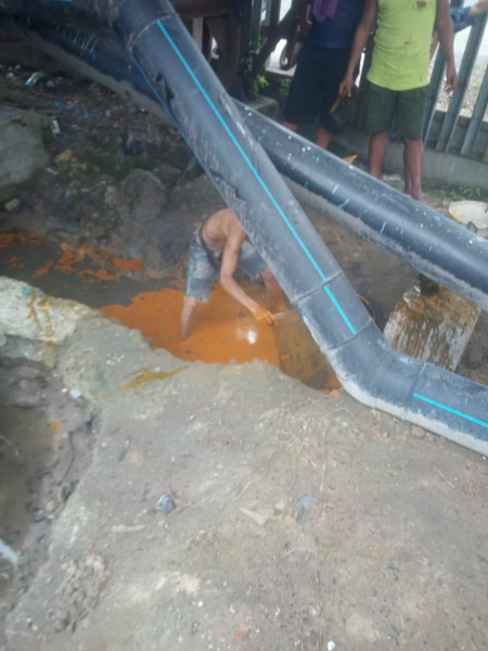 PT SAN Akui Adanya Tumpahan CPO, Namun Belum Dilaporkan ke DLH Dumai