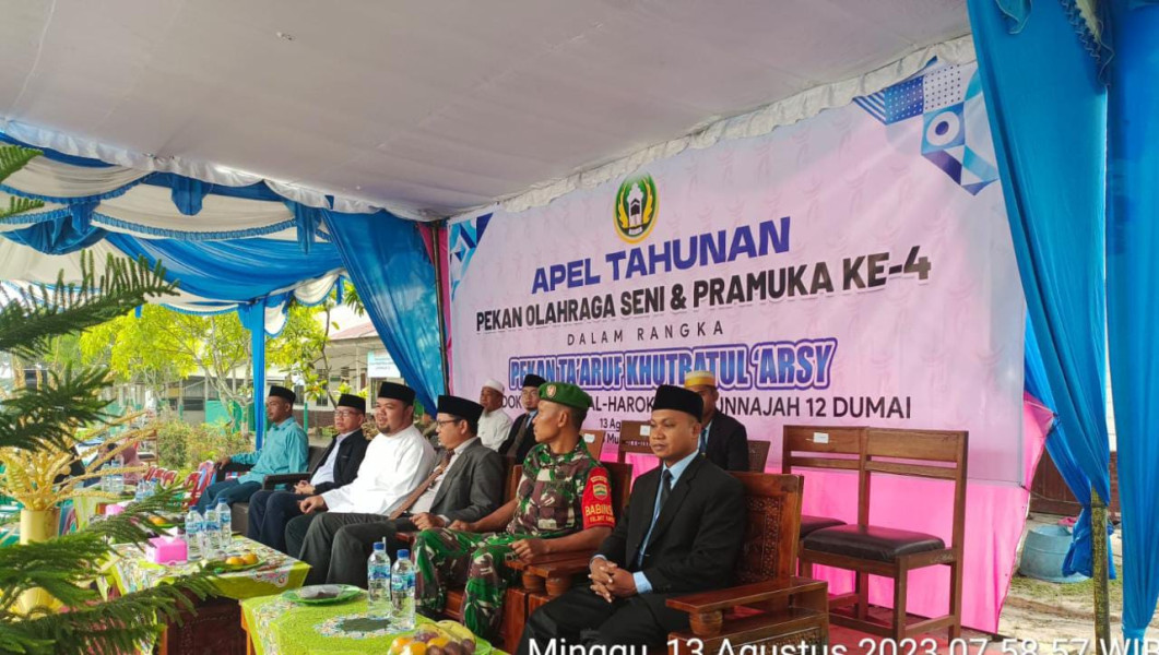 Babinsa Serda Andi Darmawan Hadiri Kegiatan Porseka Pelajar