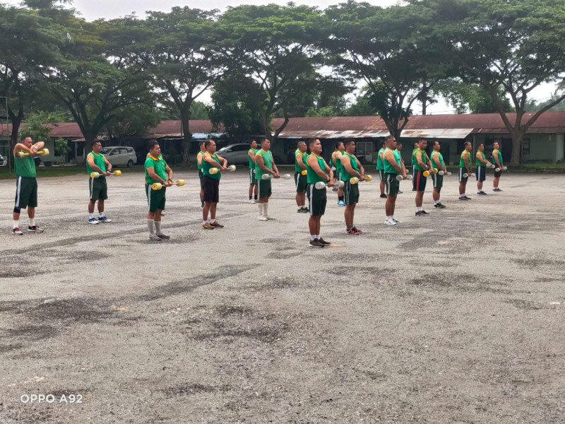 Dandim 0320/Dumai Instruksikan Agar Prajurit Selalu Menjaga Kesehatannya