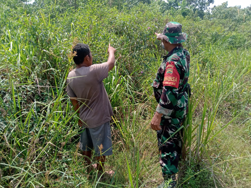 Upaya Pencegahan Karhutla Oleh Serka Suandi