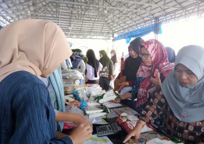 Menjelang Bulan Puasa Idul Fitri, Disdagtri Inhil Selenggarakan Operasi Pasar Murah