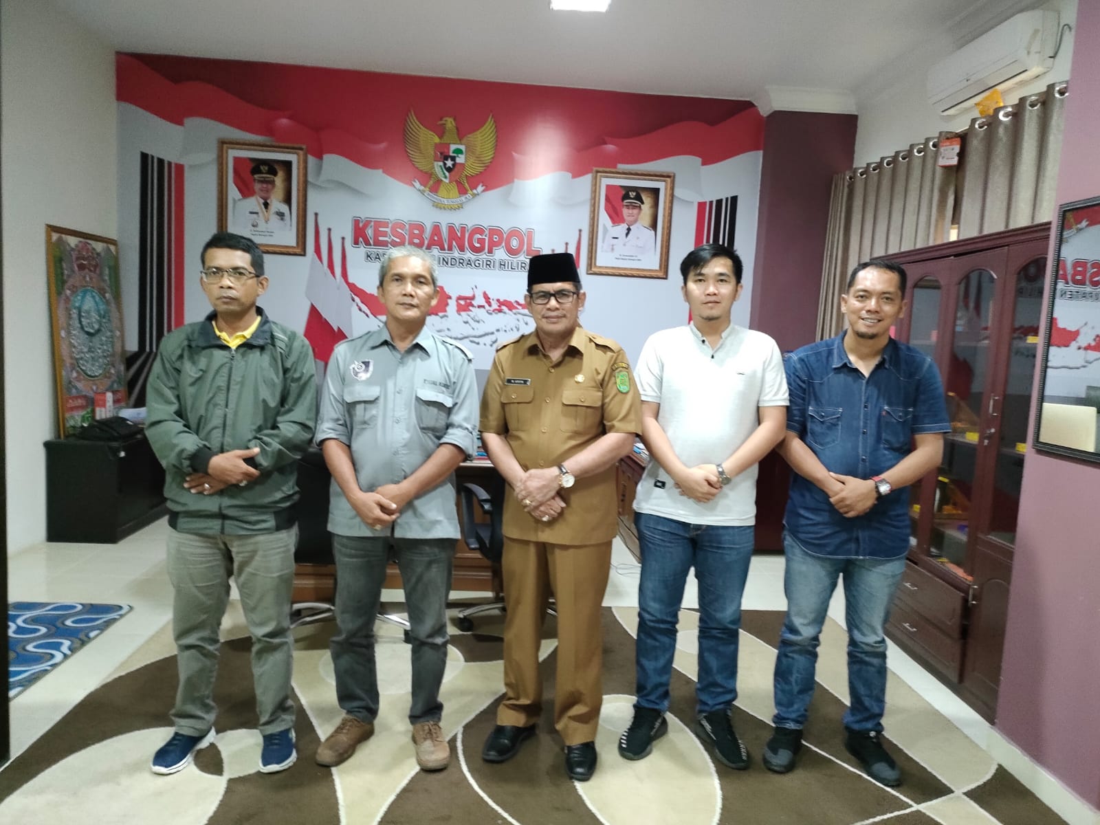 Jaga Kondusifitas Daerah, Kesbangpol Inhil Adakan Pertemuan Bersama Pengurus FKDM