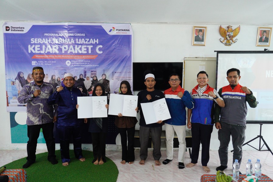 Pertamina Patra Niaga Kilang Dumai Perluas Akses Pendidikan  40  Masyarakat yang Tertunda Lewat Program Kejar Paket C