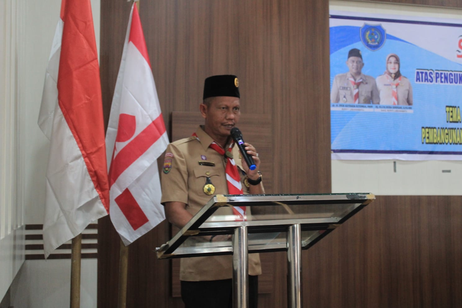 Asisten l Hadiri Pengukuhan Pengurus Saka Kencana Kabupaten Labuhanbatu Periode 2022 - 2026