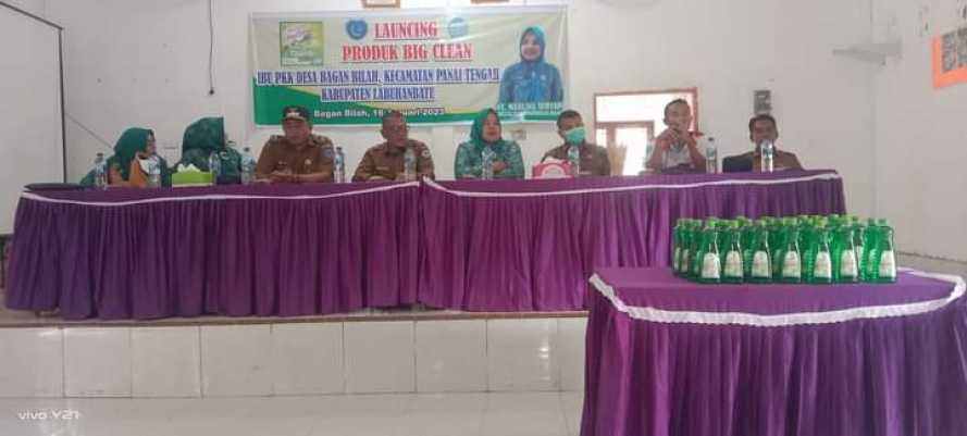 Camat Panai Tengah Hadiri Launching Produk BIG CLEAN di Desa Bagan Bilah