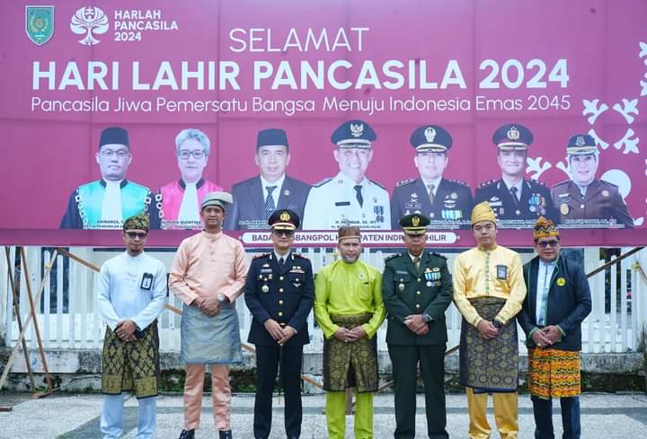 Pemkab Inhil Gelar Upacara Peringatan Hari Lahir Pancasila Tahun 2024