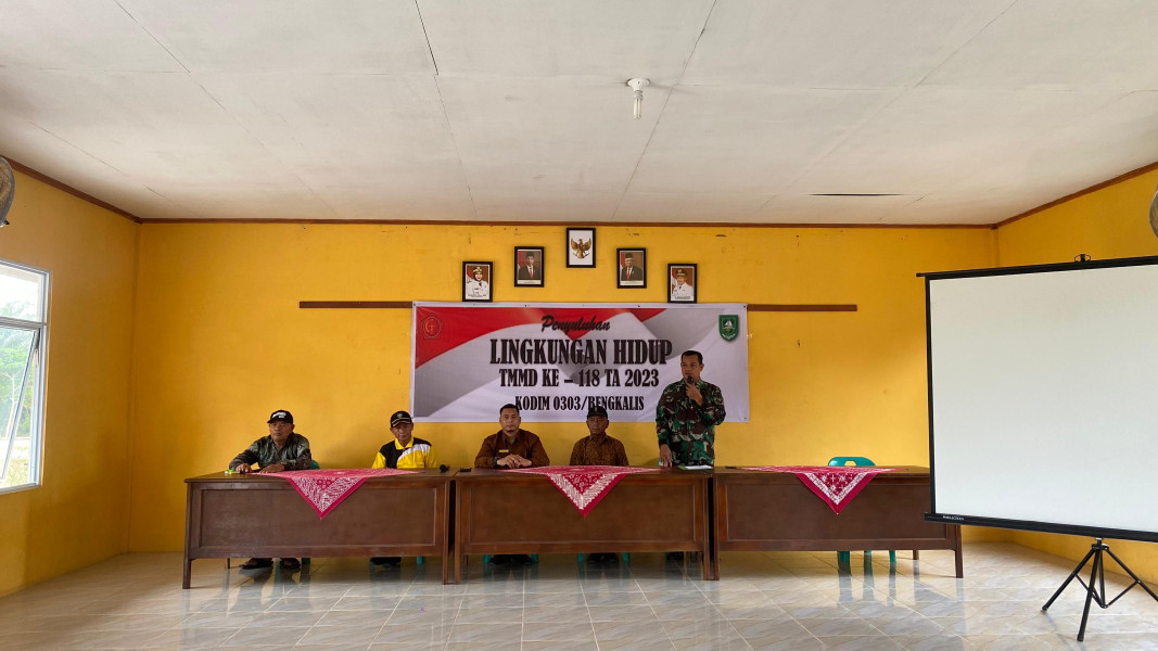 Satgas TMMD ke 118 Laksanakan Giat Penyuluhan Lingkungan