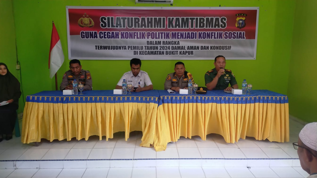 Sinergitas Jaga Kamtibmas Jelang Pemilu 2024 Antara Koramil 02 BK dan Aparat Terkait