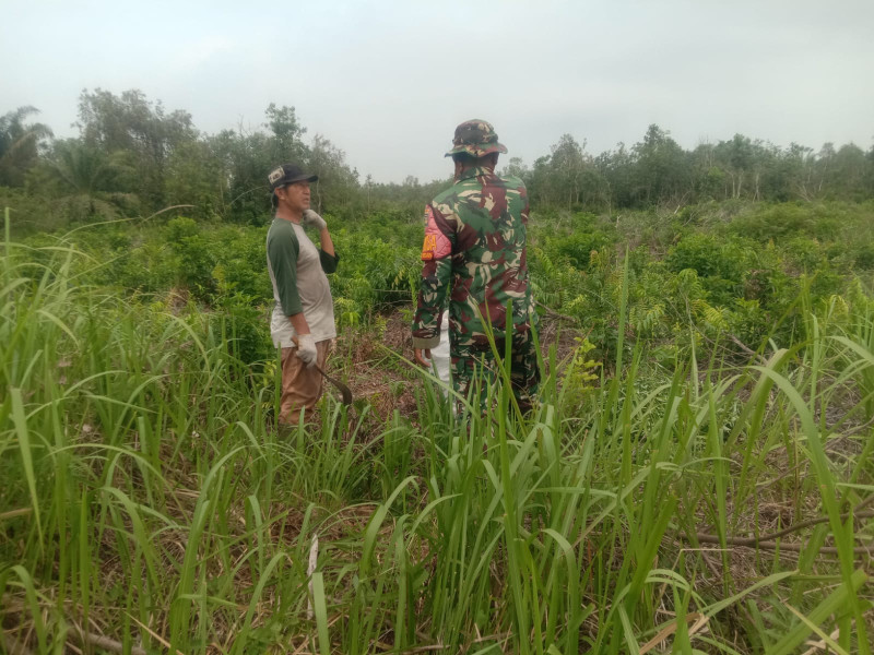 Serda Priyo Sudarmo Lakukan Sosialisasi Pencegahan Karhutla di Wilayah Rawan