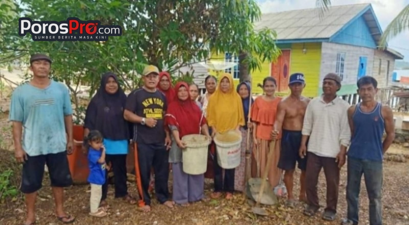 Jumat Bersih Sekcam Bakung Serumpun Goro Massal di Desa Rejai