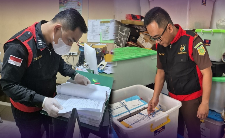 Kantor Dinas PUTR Inhil Digeledah Kejaksaan soal Dugaan korupsi Proyek Rekonstruksi Jalan Sanglar-Pulau Kijang