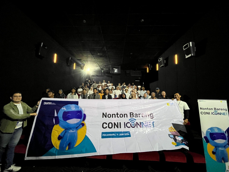 PLN Icon Plus Sumbagteng Gelar Nobar CONI Iconnet di Cinepolis Mall Pekanbaru