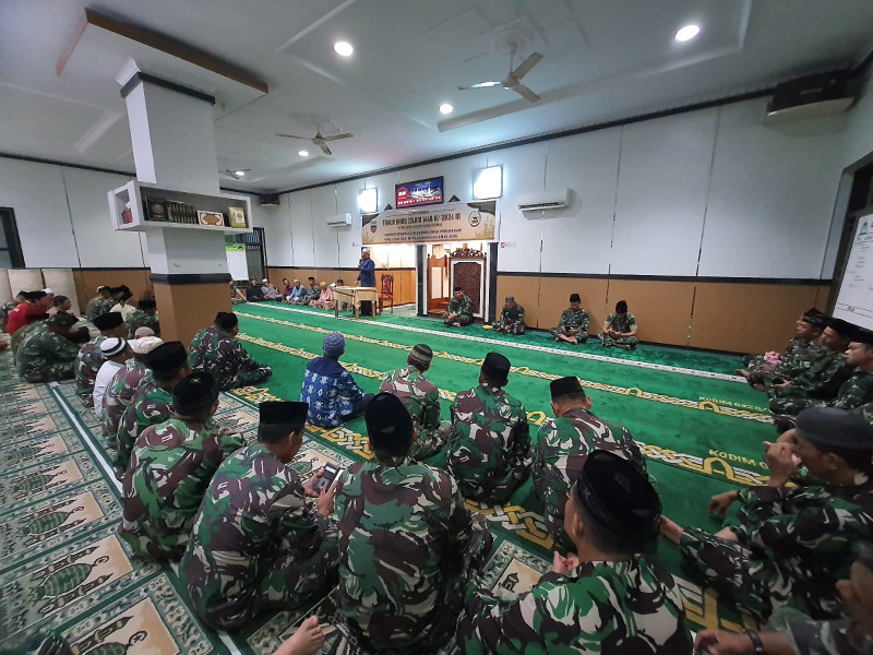 Peringatan Tahun Baru Islam di Masjid Al - Firman Kodim 0320/Dumai