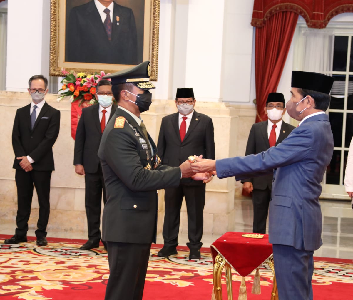 Presiden Jokowi Resmi Lantik Jenderal Andika Perkasa Jadi Panglima TNI