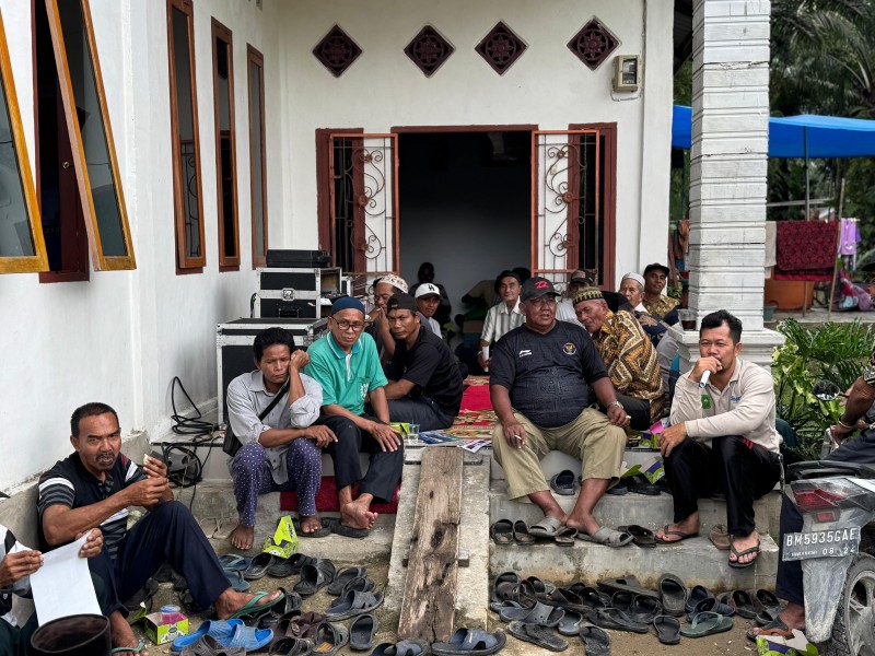 Calon Bupati H Ferryandi Sampaikan Pesan Damai di Teluk Kiambang