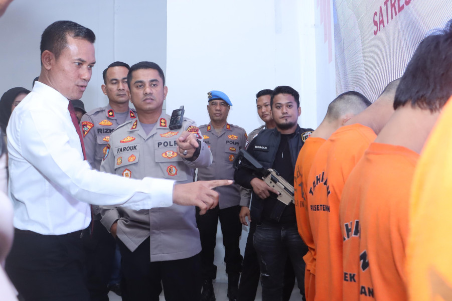 Polres Inhil Konferensi Pers Kasus Pemerkosaan Anak di Bawah Umur, Curas dan Curanmor