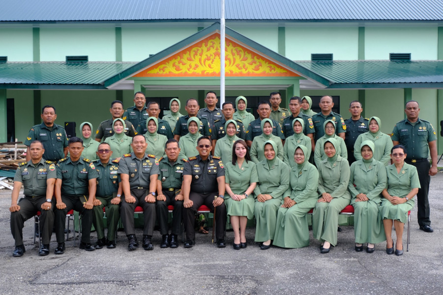 Sebanyak Tiga Belas Prajurit Naik Pangkat, Ini Pesan Dandim 0320/Dumai