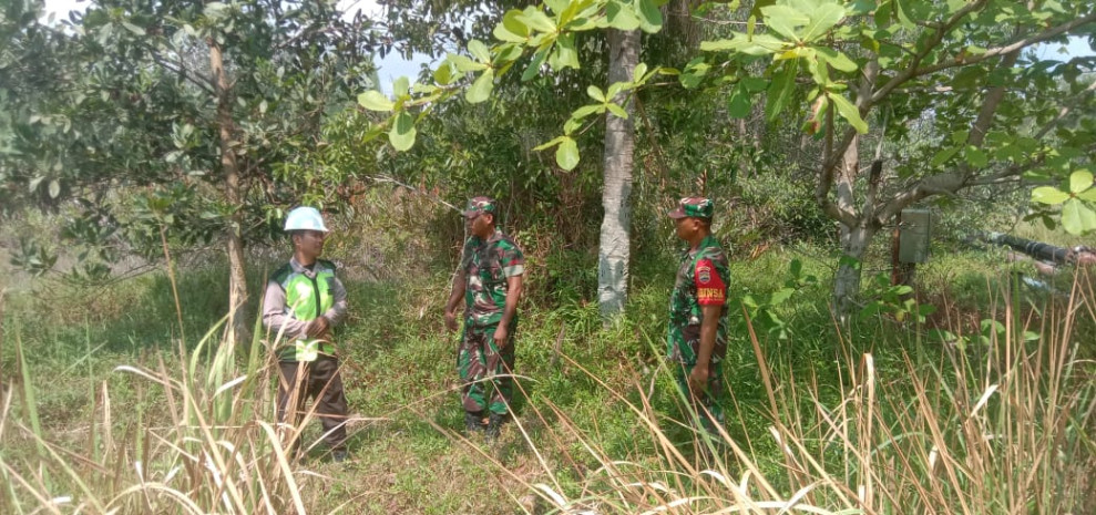 Laksanakan Patroli Cegah Karhutla, Ini Harapan Personil Koramil 06 Merbau Kepada Masyarakat