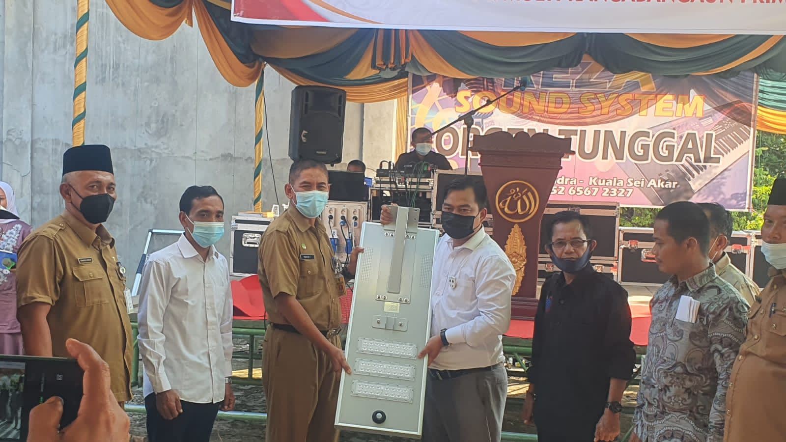 PT MRP Bangun 500 Titik PJU-TS di Kabupaten Inhil