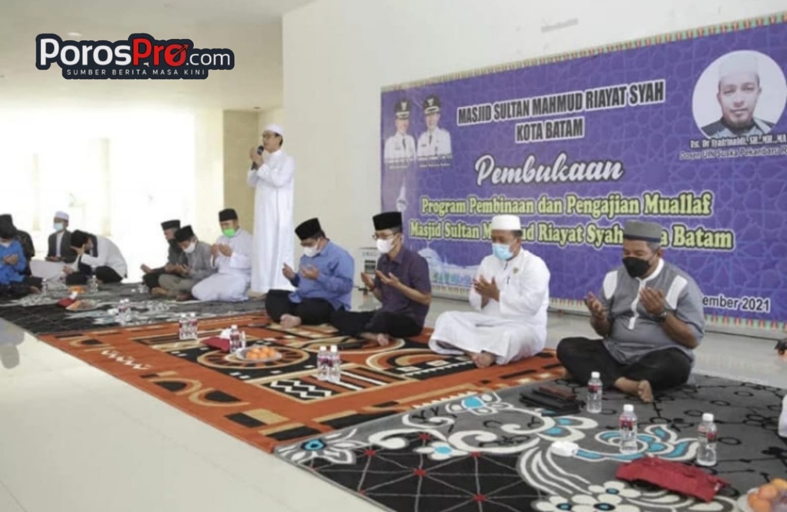 Bina Mualaf Akan Digelar Setiap Pekan di Masjid Sultan Mahmud Riayat Syah