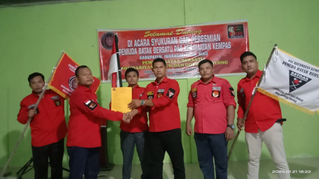 Resmi Di Lantik Rinsan Pakpahan Sebagai Ketua PAC PBB Kecamatan Kempas