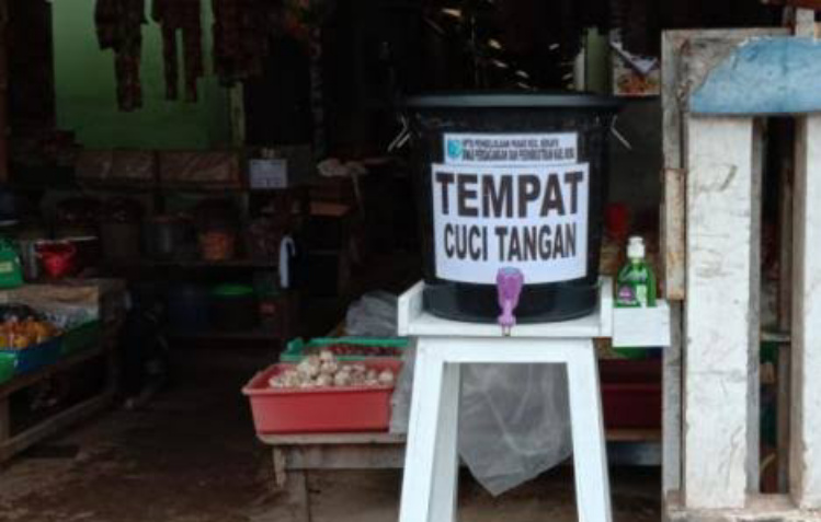 Tiga Pasar Tembilahan Telah Mematuhi Prokes Covid-19