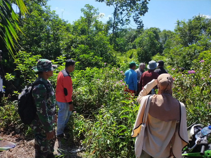 Patroli Rutin Oleh Serda Iwan Cegah Karhutla