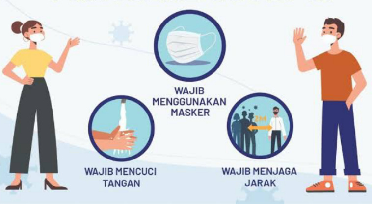 Meski Sudah Vaksin Booster, Pedagang Tetap Taati Protokol Kesehatan