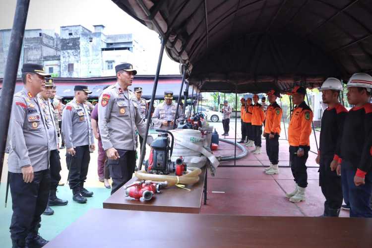 Tim Mabes Polri Laksanakan Asistensi dan Supervisi Penanganan Karhutla di Polres Inhil