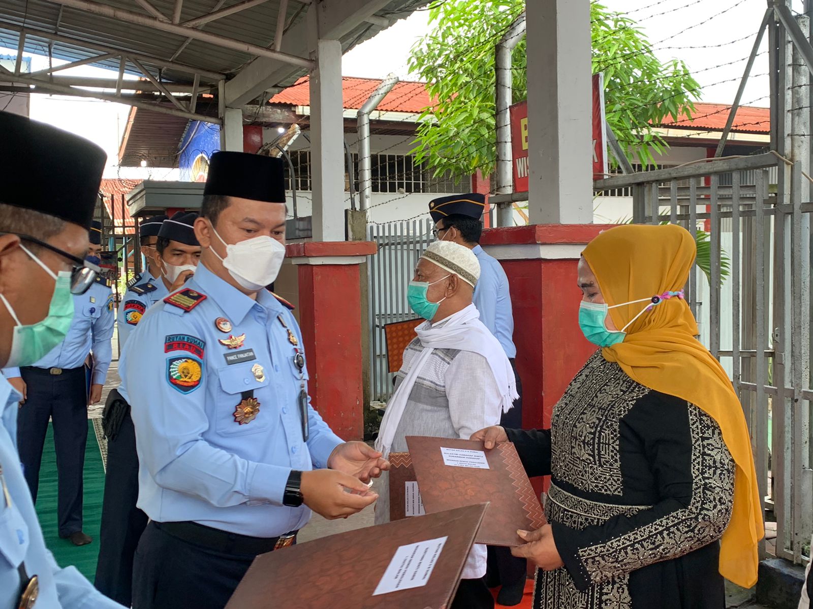 Rutan Dumai Gelar Solat Ied Berjamaah dan Lakukan Penyerahan Simbolis Remisi