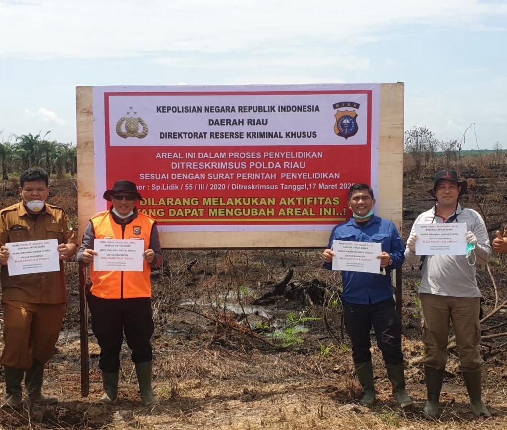 Polda Riau Akan Serahkan Tersangka dan Barang Bukti Kasus Karhutla PT BMI