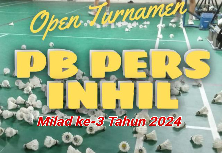 Oktober 2024, PB Pers Inhil Segera Menggelar Turnamen Bulu Tangkis antar Jurnalis