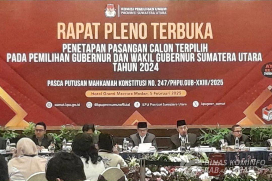 KPU Sumut Tetapkan H Surya BSc  Sebagai Wagubsu Terpilih Periode 2025-2030