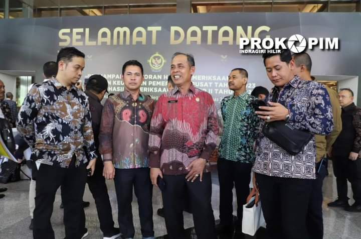 Pertahankan WTP, Pj.Bupati Herman ikuti Penyerahan LHP LKPP dan ILHP TA.2023 yang dihadiri Presiden RI