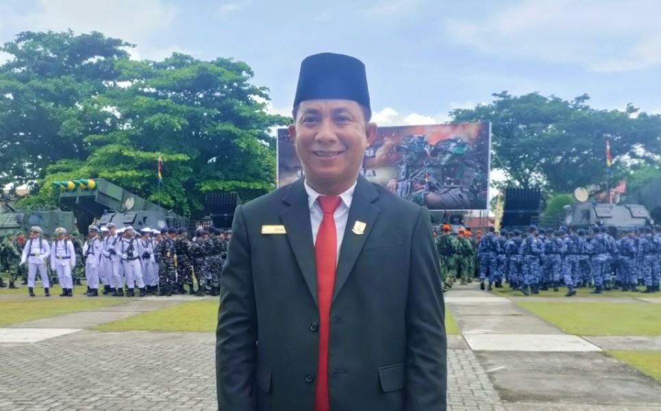 Ketua DPRD Natuna Hadiri Upacara HUT TNI ke-79