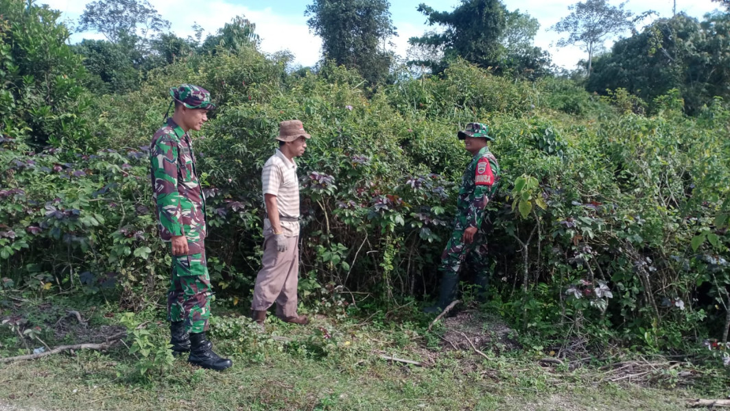 Serda Ansari Bersama Masyarakat Laksanakan Patroli Cegah Karhutla