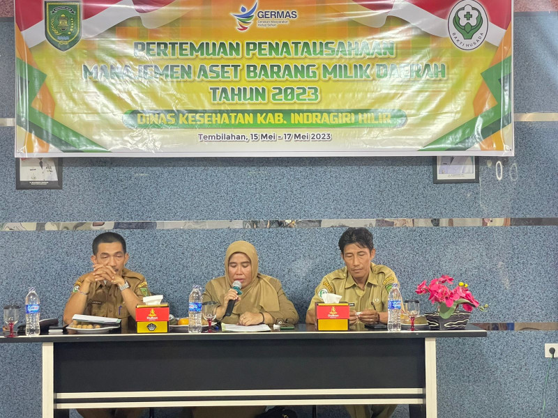 Dinkes Inhil Taja Pertemuan Penatausahaan Manajemen Aset Barang Milik Daerah Bagi Puskesmas