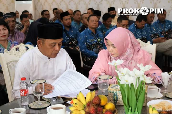 Pj. Bupati Inhil Herman Ikuti Rapat Evaluasi Capaian Pelaksanaan Pengukuran dan Intervensi Serentak Pencegahan Stunting 2024